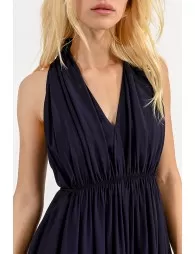 V-neck sleeveless dress