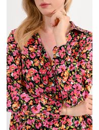 V-neck shirt in floral print