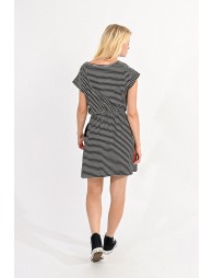 Striped jersey dress