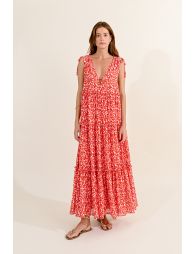 Oversize printed dress