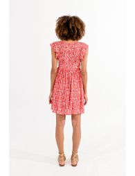 Mini polka-dot dress