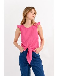 Front knotted top