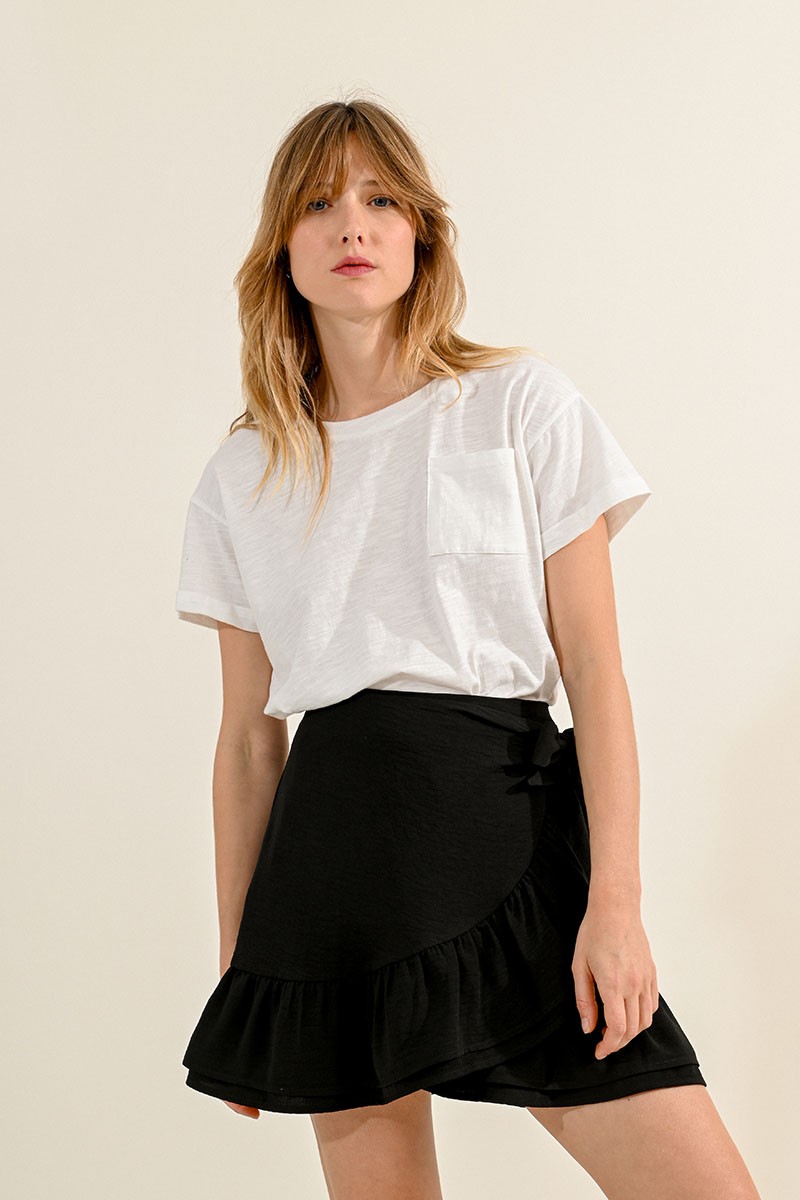 Mini jupe asymétrique online