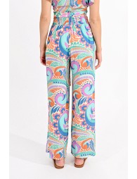 Pants in psychedelic print