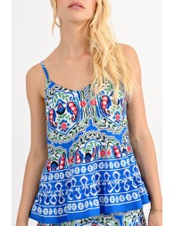 Indian print camisole
