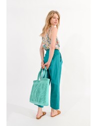 Large cotton shopper bag