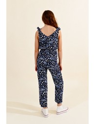 Jumpsuit with knotted straps