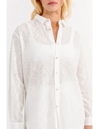 Cotton lace shirt