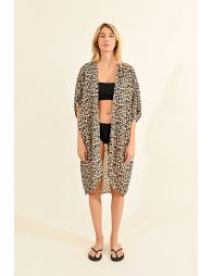 Leopard kimono