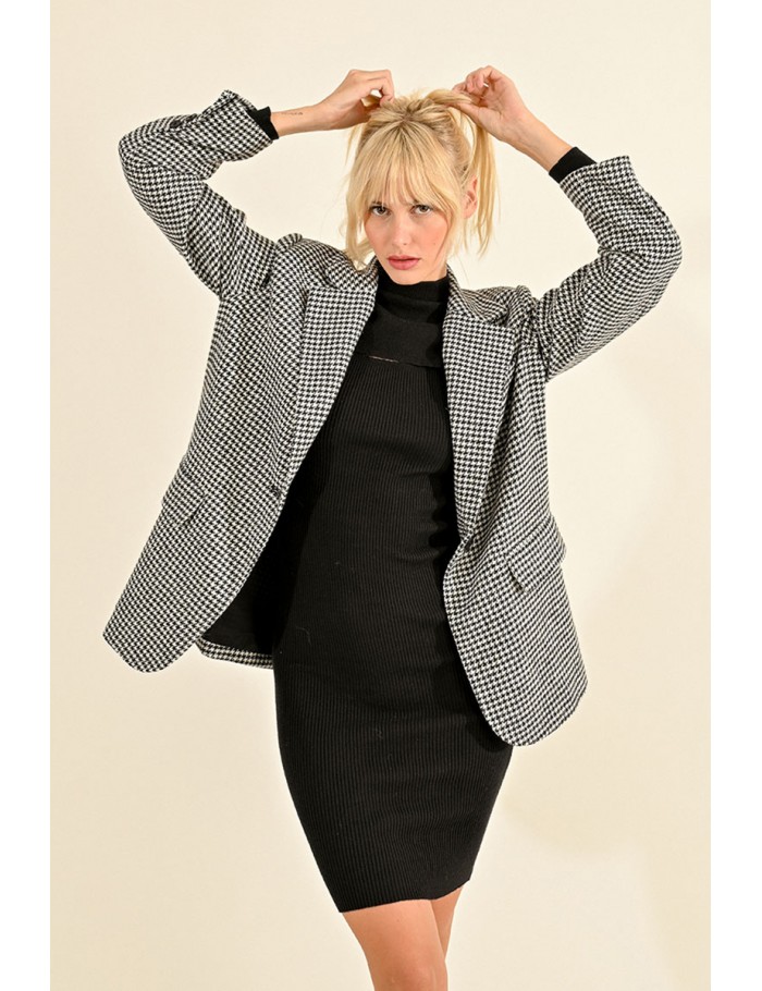 Robe blazer pied de poule best sale
