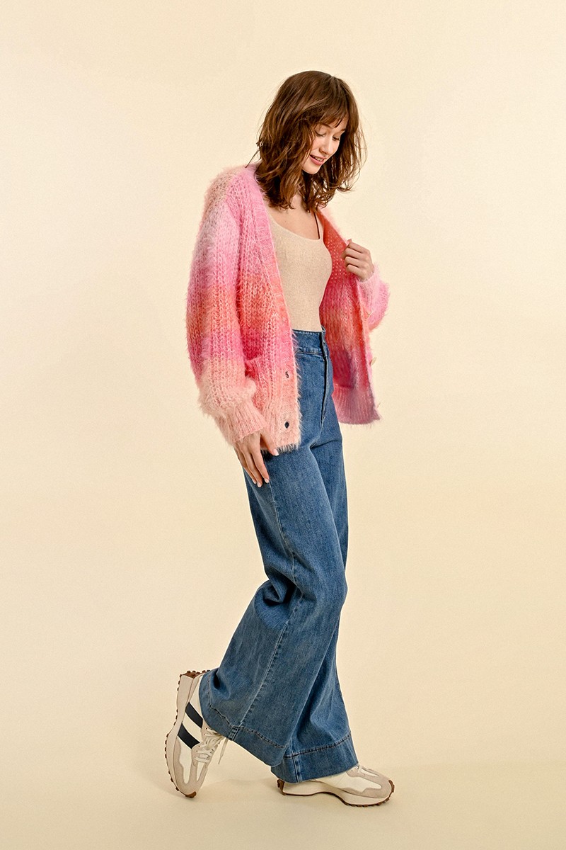 Cardigan torsadée