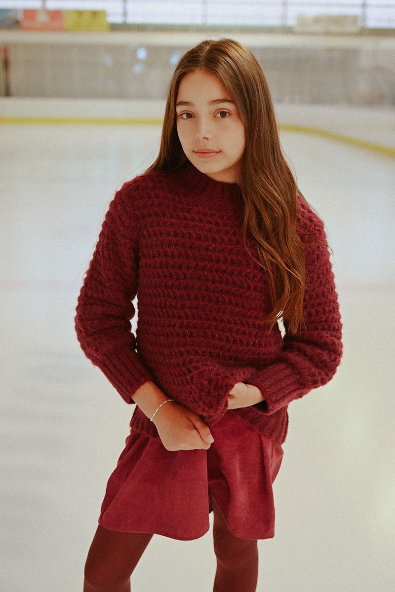 Pull en grosse maille