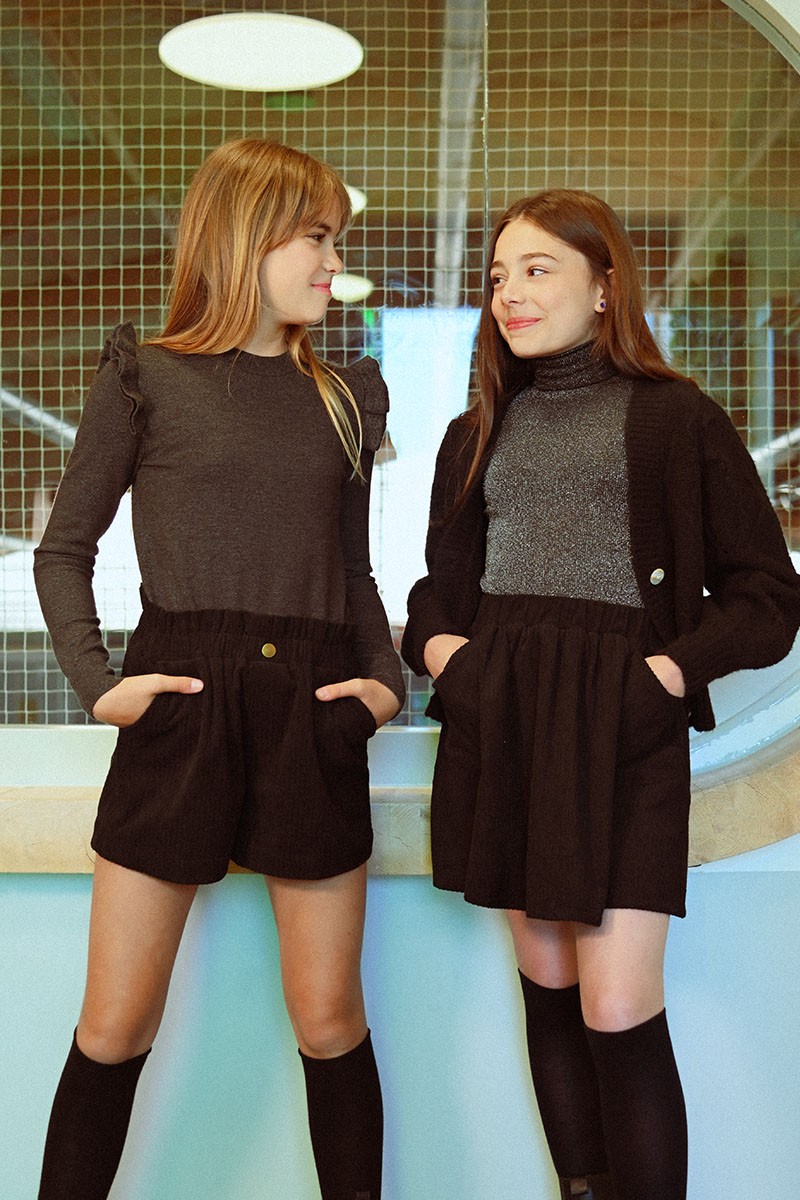 Gilet en maille pointelle