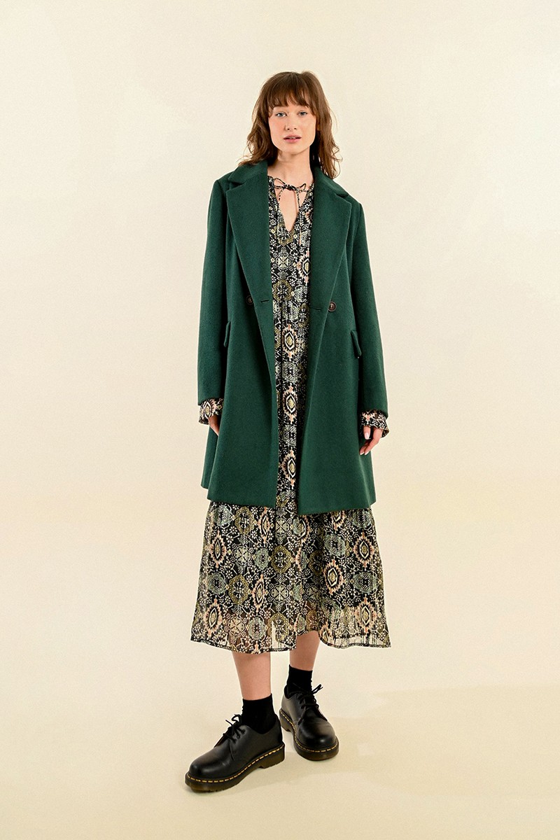 Long manteau pardessus Molly Bracken E Shop