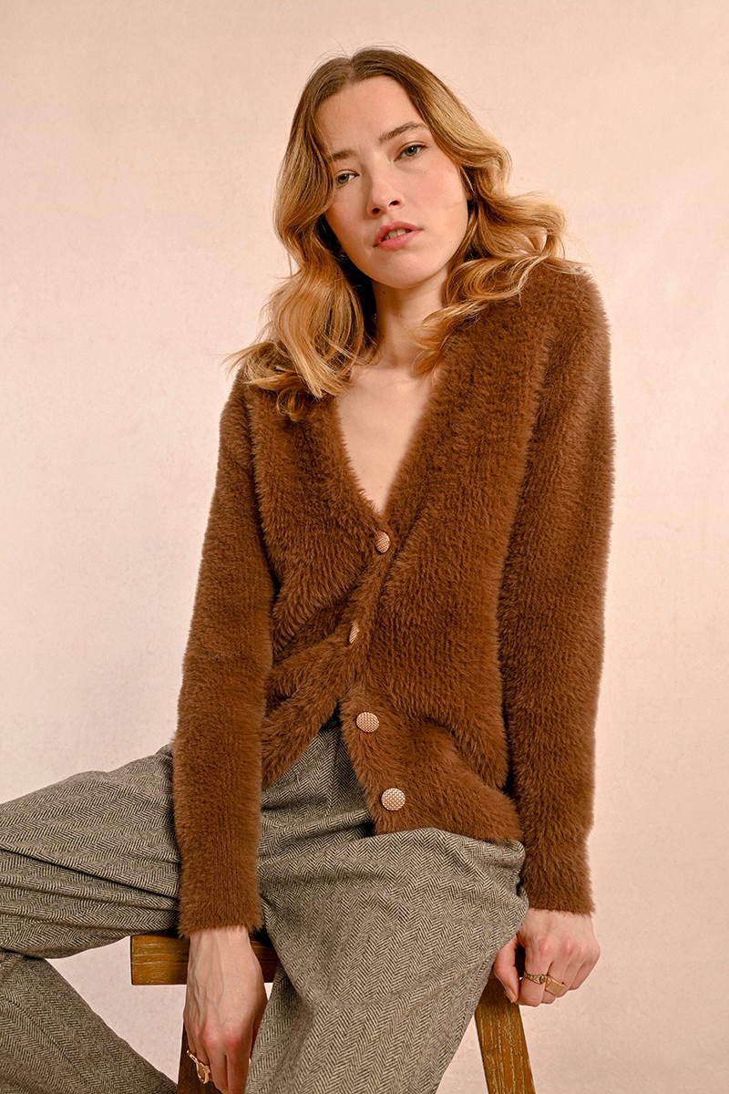 Gilet imitation fourrure