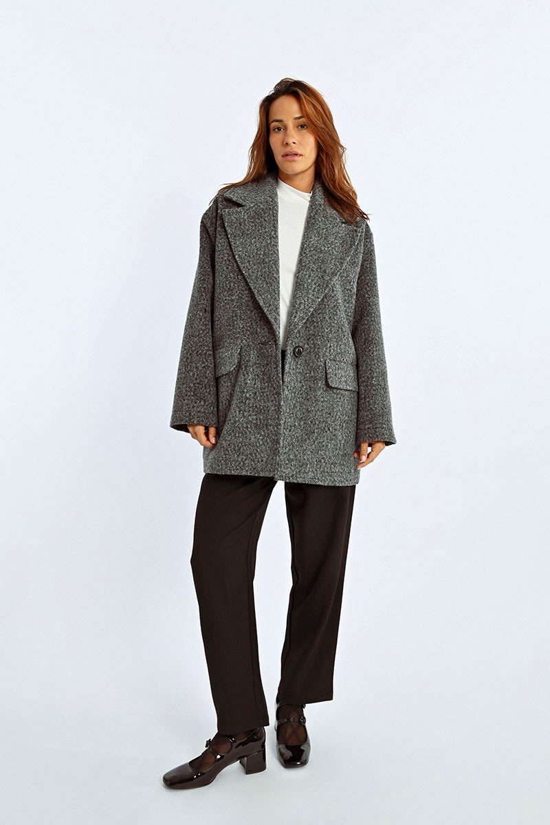 Short mottled coat - Molly Bracken E-Shop Short mottled coat - Molly Bracken E-Shop