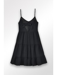 Robe courte à volants
