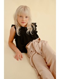 Pantalon à nœud