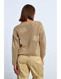 Maille en crochet fleurs