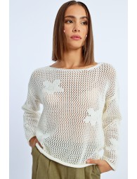 Flower crochet stitch