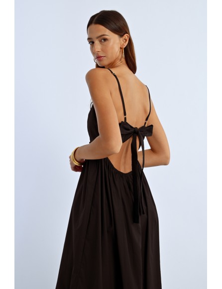 ロング フレアドレス チュール r-3842 Long dress with ruffle - Molly Bracken E-Shop