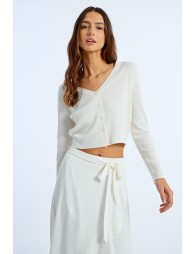 Short fitted cardigan