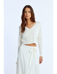 Short fitted cardigan