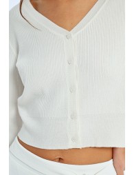 Short fitted cardigan