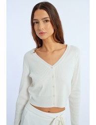 Short fitted cardigan