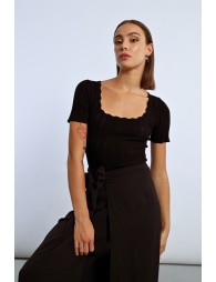 Jersey de manga corta ajustado