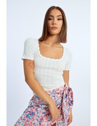 Jersey de manga corta ajustado