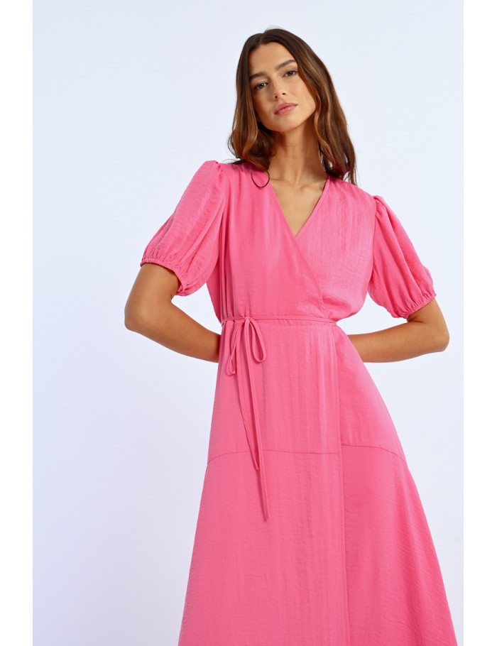 Long dress, balloon sleeves