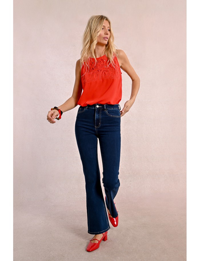 Flared jeans