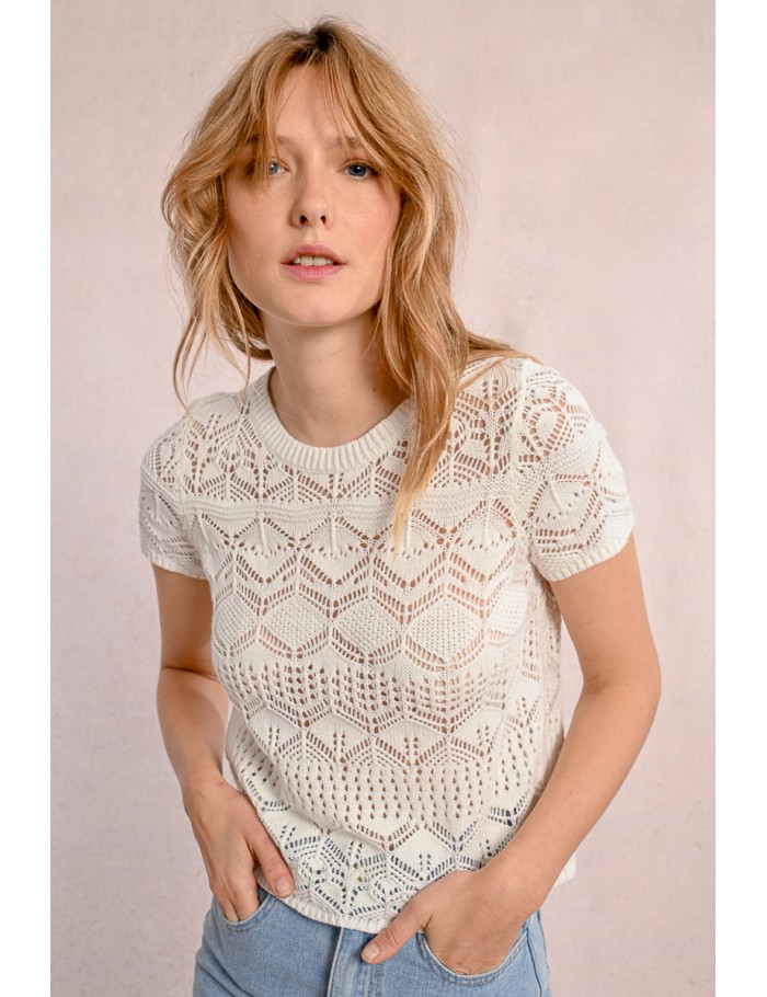 lili sidonio x molly bracken Maille en crochet BLUE