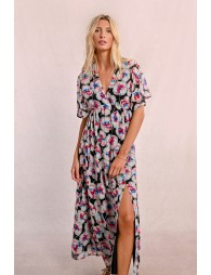 Printed maxi dress