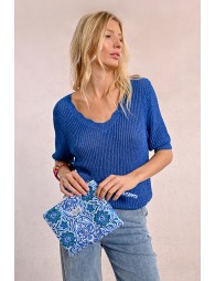 Bolso de mano con estampado