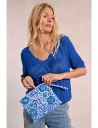 Bolso de mano con estampado