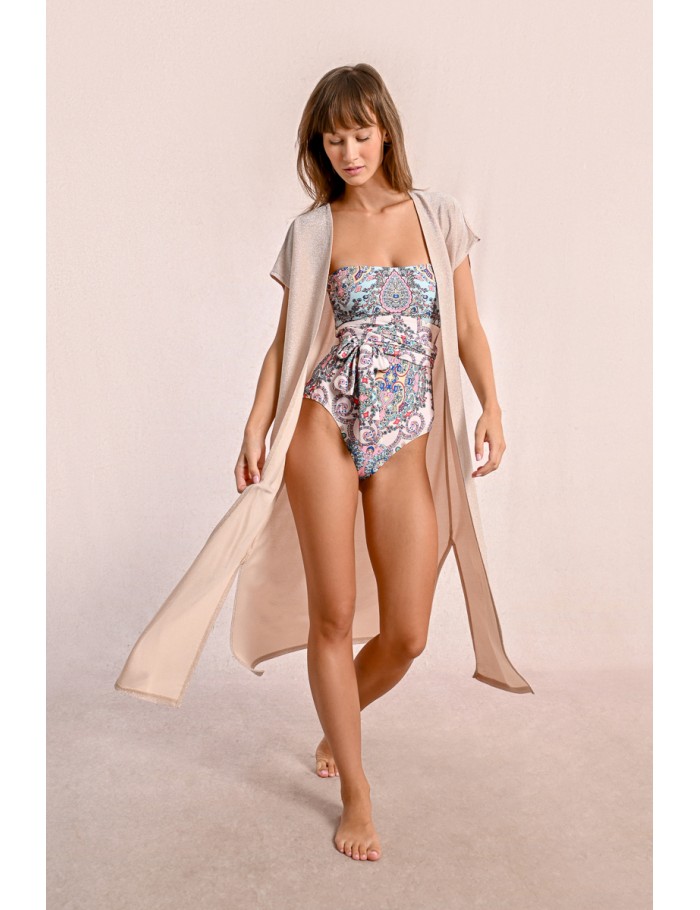 Gilet de plage irisé