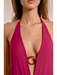 Bañador con hebilla y espalda descubierta