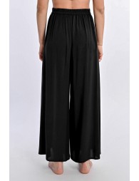 Flowing pants, tie belt