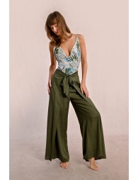 Pantalón largo con lazada