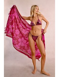 Floral print pareo