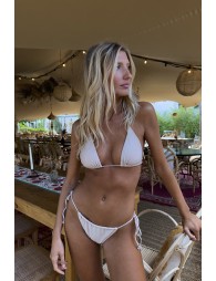 Bas de maillot de bain irisé, à nouer sur les côté