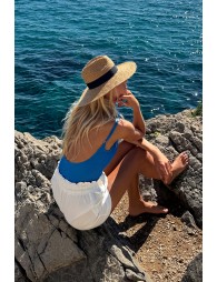 "Maillot de bain une pièce, maille éponge"