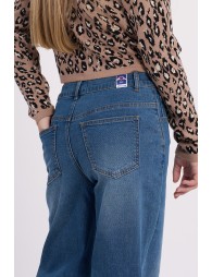 Jean large, taille haute