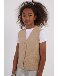 Gilet sans manches, maille à sequins