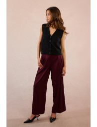Gilet sans manches en maille parsemée de sequins