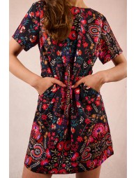 Robe t-shirt courte, imprimée