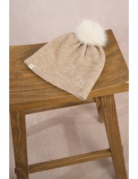 Bonnet à pompon