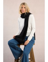 Rectangular rhinestone scarf